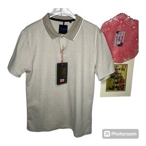 NWT Guide London Premium Two Tone 2-Button Pollo Beige/Tan Size XL